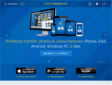 Tablet Screenshot of phototransferapp.com